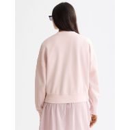 Снимка на SCOTCH&SODA WOMEN'S EMBROIDERED LOGO RELAXED FIT SWEATSHIRT IN BARELY THERE 7