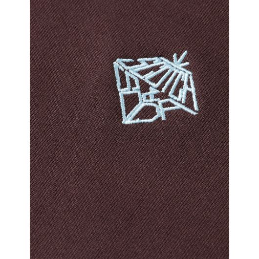 Снимка на SCOTCH&SODA WOMEN'S EMBROIDERED LOGO RELAXED FIT SWEATSHIRT IN CHOCOLATE PLUM