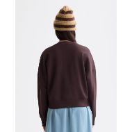 Снимка на SCOTCH&SODA WOMEN'S EMBROIDERED LOGO RELAXED FIT SWEATSHIRT IN CHOCOLATE PLUM 7