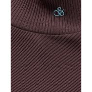 Снимка на SCOTCH&SODA WOMEN'S MOCK NECK RIB T-SHIRT IN CHOCOLATE PLUM 3