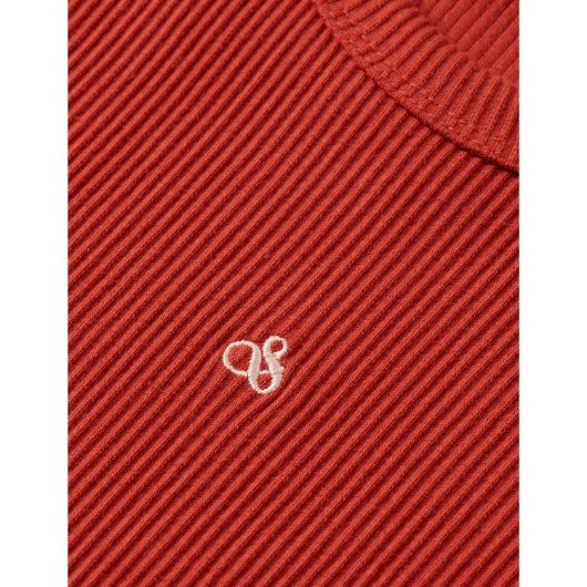 Снимка на SCOTCH&SODA WOMEN'S BABY RIB T-SHIRT IN KETCHUP