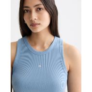 Снимка на SCOTCH&SODA WOMEN'S RIB RACER TANK IN FADED DENIM 4