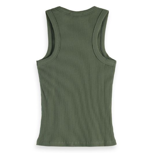 Снимка на SCOTCH&SODA WOMEN'S RIB RACER TANK IN THYME