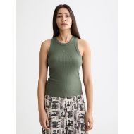 Снимка на SCOTCH&SODA WOMEN'S RIB RACER TANK IN THYME 5