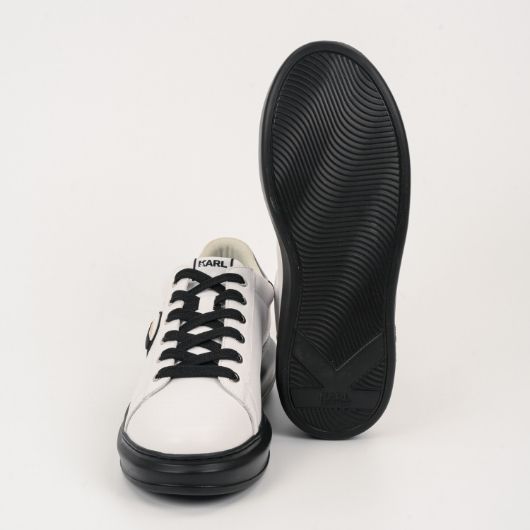 Show details for KARL LAGERFELD MEN'S KAPRI KARL NFT LO LACE IN WHITE & BLACK 3 - FanPoint Picture of KARL LAGERFELD MEN'S KAPRI KARL NFT LO LACE IN WHITE & BLACK 3