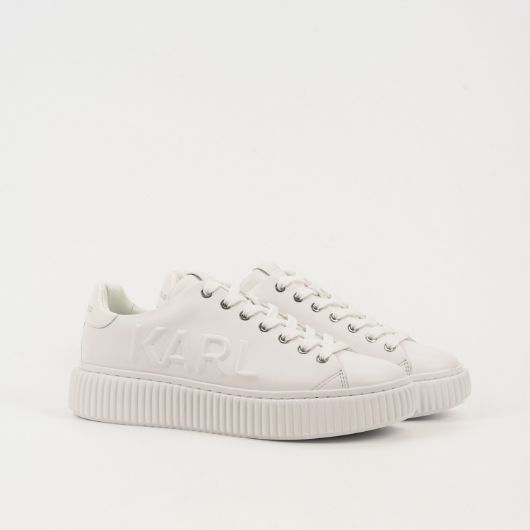 Show details for KARL LAGERFELD MEN'S KAPRIKA GEOMETRIKARL LOGO IN WHITE 2 - FanPoint Picture of KARL LAGERFELD MEN'S KAPRIKA GEOMETRIKARL LOGO IN WHITE 2