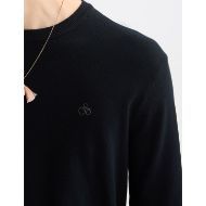 Picture of SCOTCH&SODA MEN'S CORE - VISCOSE PULLOVER CREWNECK IN BLACK 6