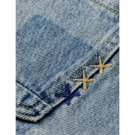Снимка на SCOTCH&SODA MEN'S CUSTOMISED DENIM OVER SHIRT - ART FROM THE HEART 3