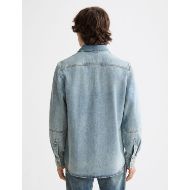 Снимка на SCOTCH&SODA MEN'S CUSTOMISED DENIM OVER SHIRT - ART FROM THE HEART 5