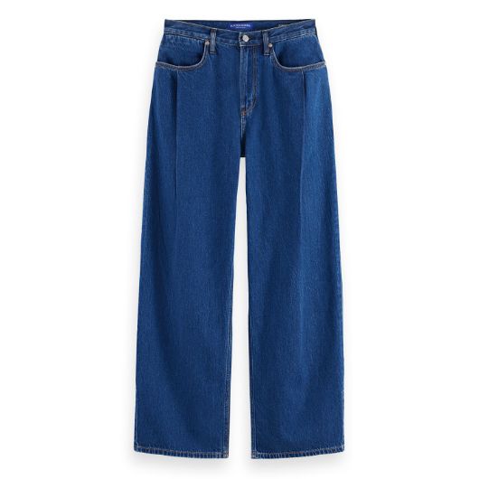 Показвай детайлите за SCOTCH&SODA MEN'S SEASONAL SUPER LOOSE PLEAT FRONT JEANS - FOREVER BLUE 1 - FanPoint 1 - FanPoint Снимка на SCOTCH&SODA MEN'S SEASONAL SUPER LOOSE PLEAT FRONT JEANS - FOREVER BLUE 1 1