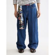 Снимка на SCOTCH&SODA MEN'S SEASONAL SUPER LOOSE PLEAT FRONT JEANS - FOREVER BLUE 4