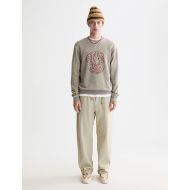 Снимка на SCOTCH&SODA MEN'S DENIM WASHED ARTWORK SWEATSHIRT IN MEDIUM GREY 6