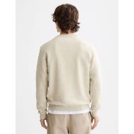 Снимка на SCOTCH&SODA MEN'S DENIM WASHED ARTWORK SWEATSHIRT IN LIGHT BEIGE 5