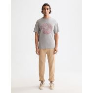 Снимка на SCOTCH&SODA MEN'S DENIM ARTWORK T-SHIRT IN MEDIUM GREY 7