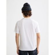 Снимка на SCOTCH&SODA MEN'S DENIM ARTWORK T-SHIRT IN WHITE 5
