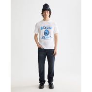 Снимка на SCOTCH&SODA MEN'S DENIM ARTWORK T-SHIRT IN WHITE 7