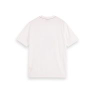 Снимка на SCOTCH&SODA MEN'S DENIM ARTWORK T-SHIRT IN WHITE 2