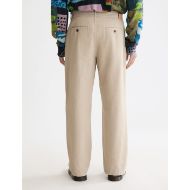 Снимка на SCOTCH&SODA MEN'S OTIS - RELAXED STRAIGHT FIT COTTON LINEN TWILL CHINO IN MEDIUM BEIGE 5