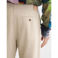 Снимка на SCOTCH&SODA MEN'S OTIS - RELAXED STRAIGHT FIT COTTON LINEN TWILL CHINO IN MEDIUM BEIGE 6