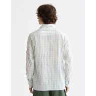 Снимка на SCOTCH&SODA MEN'S STRIPED COTTON-VOILE SHIRT IN WHITE/BLUE GREEN STRIPES 5