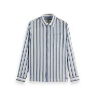 Снимка на SCOTCH&SODA MEN'S TEXTURED STRIPE SHIRT IN LAVENDER STRIPES 1