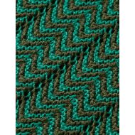 Снимка на SCOTCH&SODA MEN'S OPEN STRUCTURED KNITTED V-NECK POLO IN DARK GREEN 3
