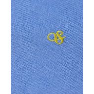Снимка на SCOTCH&SODA MEN'S SEASONAL CORE - REGULAR FIT ECOVERO BLEND CREWNECK IN BLUE 3