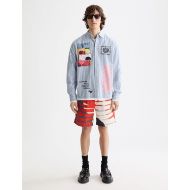 Picture of SCOTCH&SODA MEN'S PRINTED LONGER-LENGTH SWIM SHORTS IN MULTICOLOUR 7