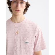 Снимка на SCOTCH&SODA MEN'S RELAXED FIT HORIZONAL TEXTURED T-SHIRT IN PURPLE 6