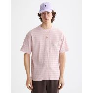 Снимка на SCOTCH&SODA MEN'S RELAXED FIT HORIZONAL TEXTURED T-SHIRT IN PURPLE 4