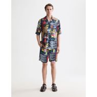 Снимка на SCOTCH&SODA MEN'S FAVE - PRINTED TENCEL REGULAR FIT BERMUDA SHORTS IN MULTICOLOUR 6