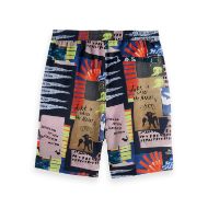 Снимка на SCOTCH&SODA MEN'S FAVE - PRINTED TENCEL REGULAR FIT BERMUDA SHORTS IN MULTICOLOUR 2