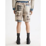 Снимка на SCOTCH&SODA MEN'S LOOSE FIT PRINTED WASHED BERMUDA SHORTS IN MULTICOLOUR 5