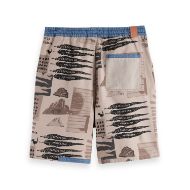 Снимка на SCOTCH&SODA MEN'S LOOSE FIT PRINTED WASHED BERMUDA SHORTS IN MULTICOLOUR 2