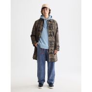 Picture of SCOTCH&SODA MEN'S COLLAGE CAR COAT IN BEIGE MULTICOLOUR 7