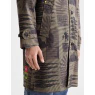 Picture of SCOTCH&SODA MEN'S COLLAGE CAR COAT IN BEIGE MULTICOLOUR 6