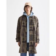 Picture of SCOTCH&SODA MEN'S COLLAGE CAR COAT IN BEIGE MULTICOLOUR 4