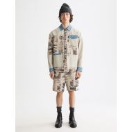 Снимка на SCOTCH&SODA MEN'S PRINTED & WASHED COLOUR BLOCK WORKER JACKET IN MULTICOLOUR 7