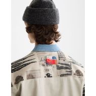 Снимка на SCOTCH&SODA MEN'S PRINTED & WASHED COLOUR BLOCK WORKER JACKET IN MULTICOLOUR 6