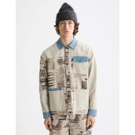 Снимка на SCOTCH&SODA MEN'S PRINTED & WASHED COLOUR BLOCK WORKER JACKET IN MULTICOLOUR 4