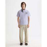Picture of SCOTCH&SODA MEN'S RELAXED FIT WASHED ARTWORK T-SHIRT IN PURPLE 7