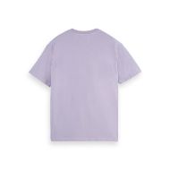 Picture of SCOTCH&SODA MEN'S RELAXED FIT WASHED ARTWORK T-SHIRT IN PURPLE 2