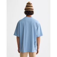 Picture of SCOTCH&SODA MEN'S LOOSE FIT ARTWORK T-SHIRT IN BLUE 5