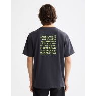 Picture of SCOTCH&SODA MEN'S RELAXED FIT ARTWORK T-SHIRT IN DARK GREY 5