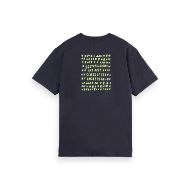 Picture of SCOTCH&SODA MEN'S RELAXED FIT ARTWORK T-SHIRT IN DARK GREY 2