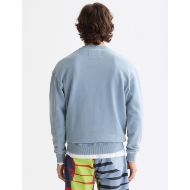 Picture of SCOTCH&SODA MEN'S RELAXED FIT WASHED ARTWORK SWEATSHIRT IN BLUE 5