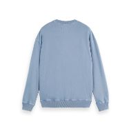 Picture of SCOTCH&SODA MEN'S RELAXED FIT WASHED ARTWORK SWEATSHIRT IN BLUE 2