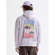 Picture of SCOTCH&SODA MEN'S RELAXED FIT ARTWORK HOODIE IN PURPLE 5