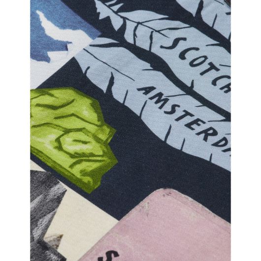 Show details for SCOTCH&SODA MEN'S RELAXED FIT TENCEL ALL-OVER PRINTED SHORT-SLEEVED SHIRT IN BLACK 3 - FanPoint Picture of SCOTCH&SODA MEN'S RELAXED FIT TENCEL ALL-OVER PRINTED SHORT-SLEEVED SHIRT IN BLACK 3