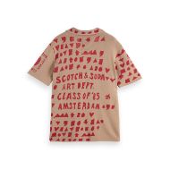 Picture of SCOTCH&SODA MEN'S JACQUARD KNITTED SHIRT IN MEDIUM BEIGE 2